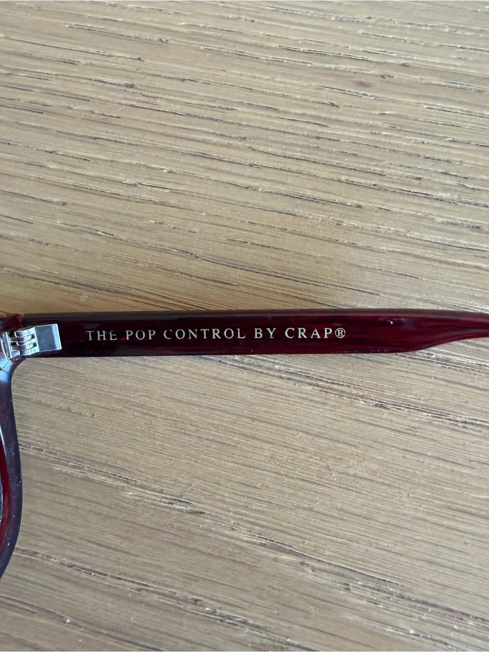 CRAP Eyewear - The Pop Control Sunglasses with Red Frame
